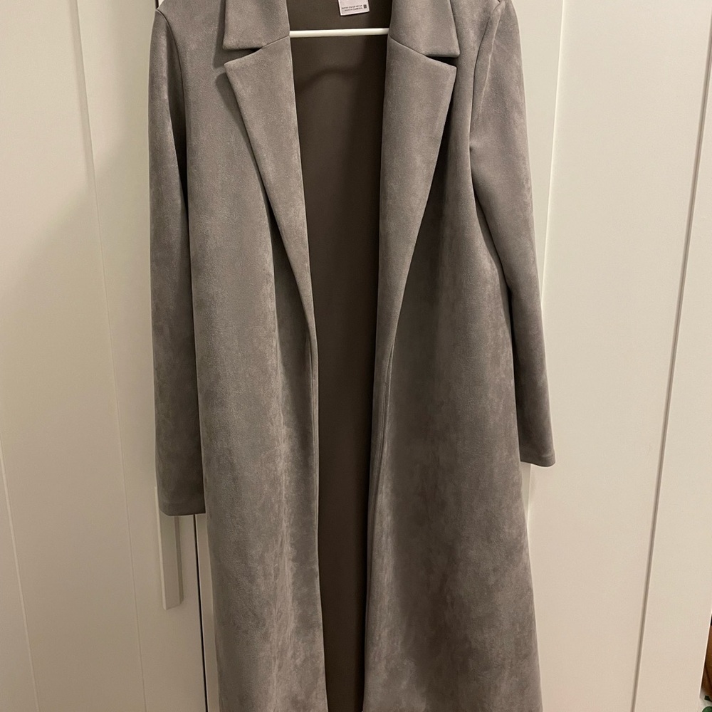 Elegant Gray Women's Coat